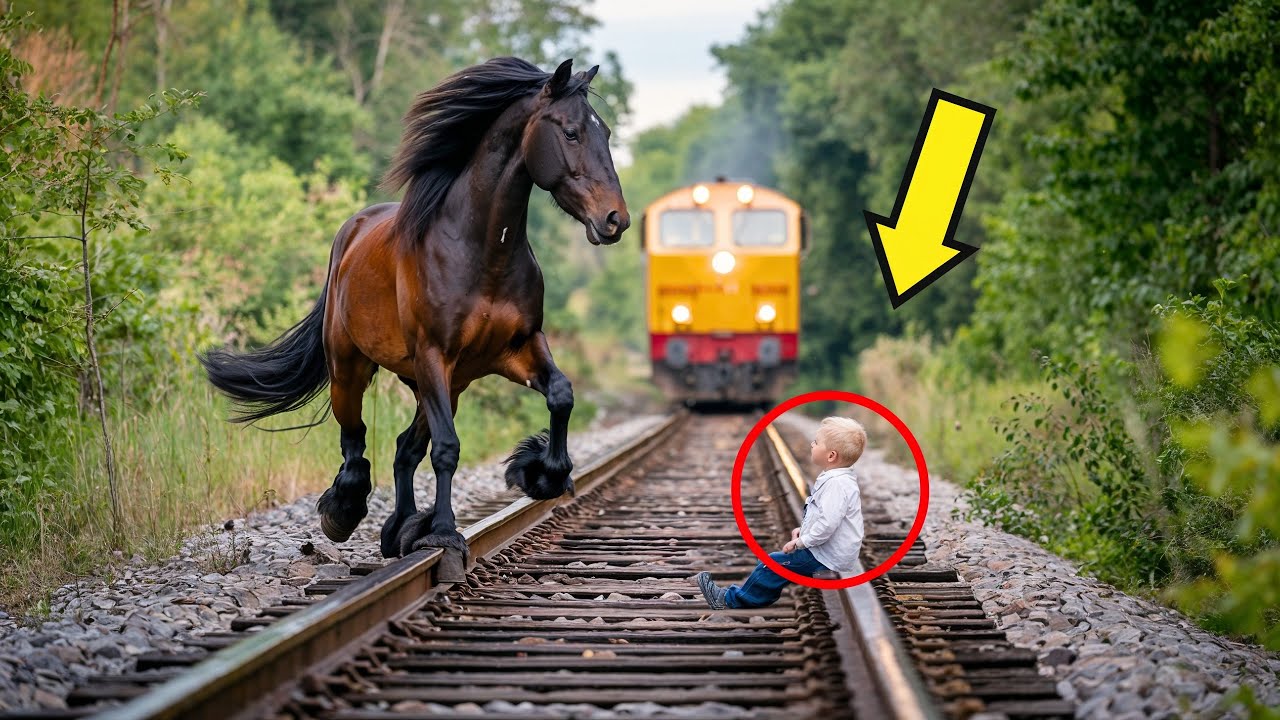 HERO HORSE: MILLIONAIRE ABANDONS BABY ON THE TRACKS AND THE UNBELIEVABLE HAPPENS!