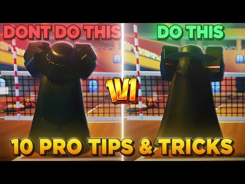 10 PRO TIPS AND TRICKS FOR 1V1s IN VOLLEYBALL LEGENDS