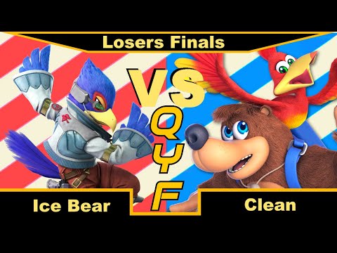 QYF VCU Spring 2020 SSBU #7 Losers Finals - Ice Bear (Mario, Falcon) vs Clean (Banjo, Wario)