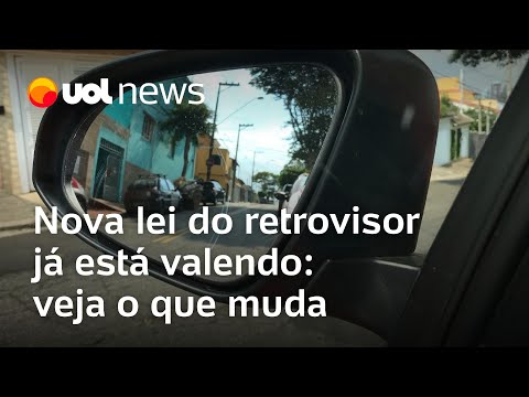 Nova lei do retrovisor já está valendo: veja o que muda para os motoristas