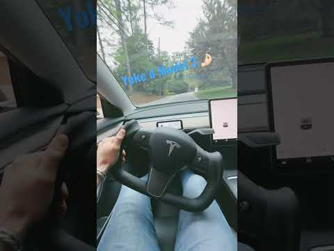 🚀 Tesla Model 3 with T Sportline Yoke Steering wheel conversion & MSX-mini dash 🙌🏻
