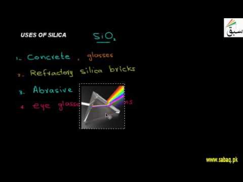 Uses of silica
