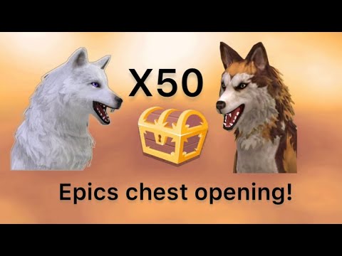Opening x50 Epic Chests in WildCraft. ??? Mystics