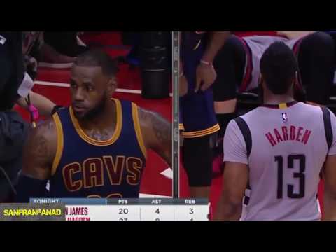 James Harden (37/11/10) vs LeBron James (30/5/7) - (12/03/2017) - Best MVP Duel! Harden Takes Over!
