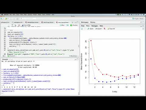 StatsLearning Chapter 8 part 1