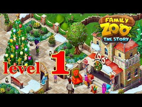 Family Zoo: The Story Happy Holidays level 1