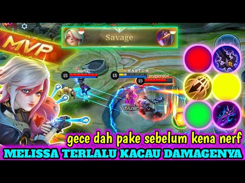 MELISSA SAVAGE | BUILD | GAMEPLAY | GUIDE | bukan | TOP GLOBAL MELISSA #melissamobilelegends #mlbb