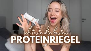 XXL PROTEINRIEGEL TEST (vegan, supermarkt & drogerie!) // annrahel