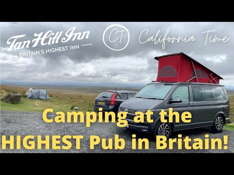 Staycation at the HIGHEST pub in Britain In Our VW California!