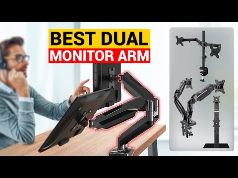The 10 Best Dual Monitor Arms for Desk Organizing