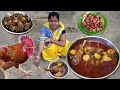 Country Chicken Curry Recipe Village Style Cooking And Eating Desi Chicken Recipe Rural India