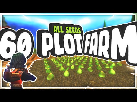 60 PLOT FARM TUTORIAL (All Seeds) │🧙‍♂️#Wizard101✨│#Smojo