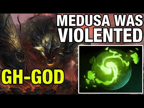 MEDUSA WAS VIOLENTED - GH-GOD Plays Earthshaker WITH REFRESHER - Dota 2