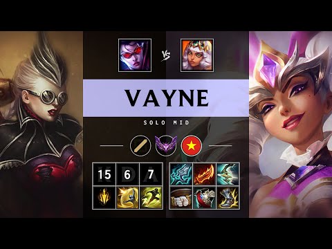 Vayne Mid vs Qiyana - VN Master Patch 25.18