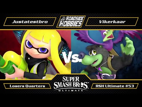 RSH Ultimate #53: Justatestbro (Inkling) vs Vikerkaar (Banjo & Kazooie) - Losers Quarters