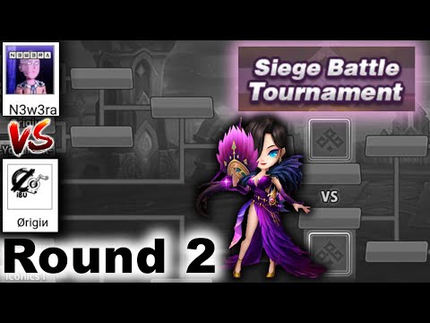 Siege Tournament Round 2 N3w3ra VS Origin - Nana Iunu OP Offense! - Summoners War