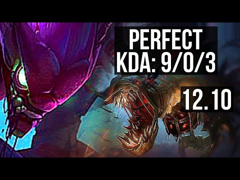 KHA'ZIX vs FIDDLESTICKS (JNG) | 9/0/3, 800+ games, 1.3M mastery, Legendary | KR Diamond | 12.10