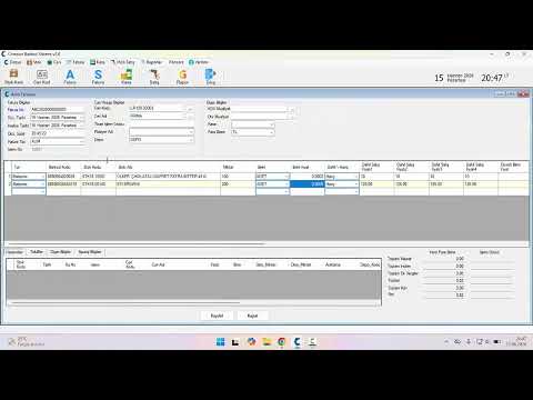 Alış faturası kayıt etme eğitim videosu