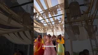 Dil le gayi kudi Gujrat di/thedancezonechoreography #youtubeshorts#sangeet #weddingdance#shortvideo