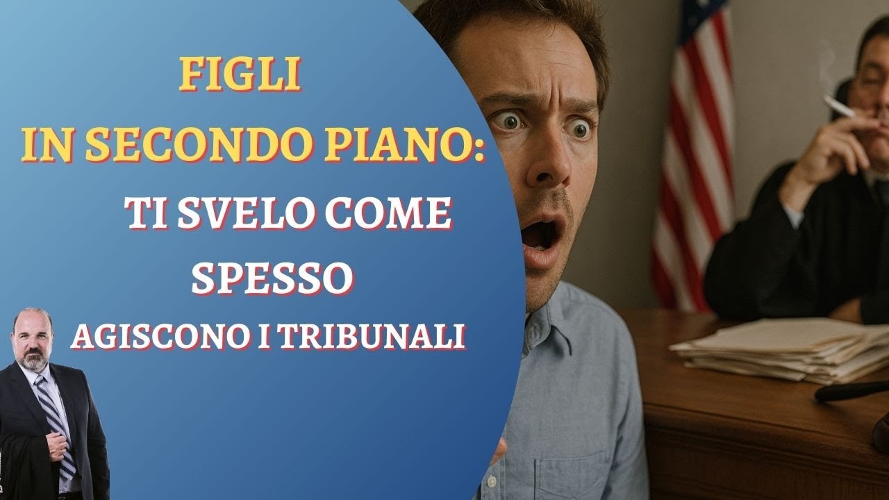 FIGLI IN SECONDO PIANO: Ti SVELO come SPESSO agiscono i TRIBUNALI