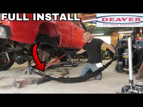 Full Install Duramax Deaver 4” Lift Leaf Springs