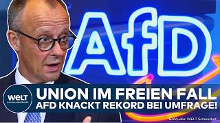 Video: DEUTSCHLAND: Union im freien Fall! AfD auf neuem Rekord! Merz mit SPD vor dem Aus?