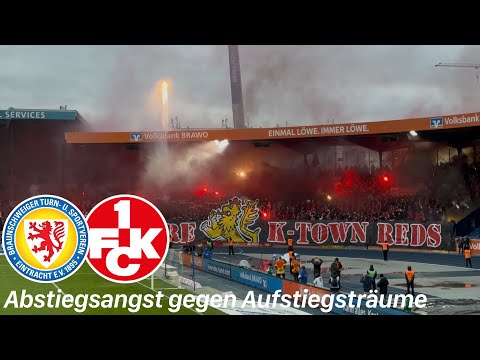 Eintracht Braunschweig - 1.FC Kaiserslautern | Mega Pyroshow & Eintracht Big-Points im Abstiegskampf
