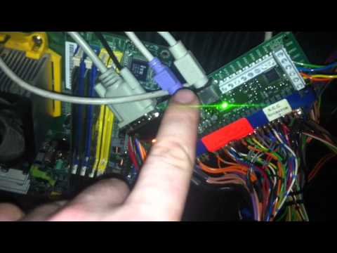 mame arcade machine with jpac j-pac setup