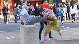 Ronald McDonald Fights Grandpa!