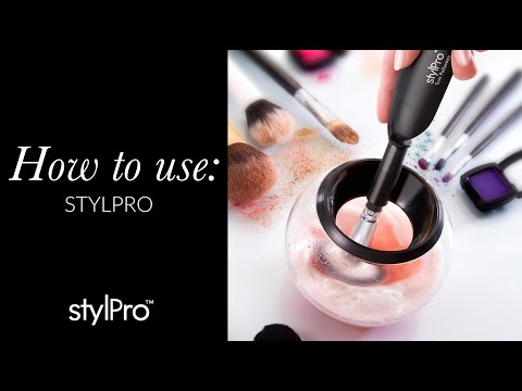 YouTube video about: How to use stylpro brush cleaner?