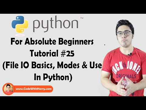 Python File IO Basics | Python Tutorials For Absolute Beginners In Hindi 25