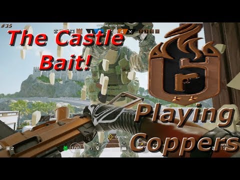 The Castle Bait Knife Kill! Road To Copper - Rainbow Six Siege Funny Moments