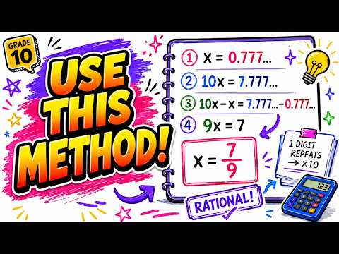 Converting Recurring Decimals to Fractions