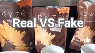 Real VS FAKE RYZE Mushroom coffee comparison #ryze #coffee #mushroom #comparison #review