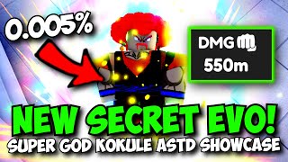 New 0.005% SECRET UNIT Super God Kokule 6 Star DOES OP DAMAGE! | ASTD Showcase