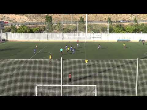 Viator - Pvo. Aguadulce Alevín C - Pedro evita gol.