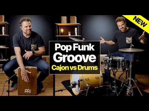 Pop Funk Groove for Cajon - Cajon vs Drums (Cajon Groove Library)