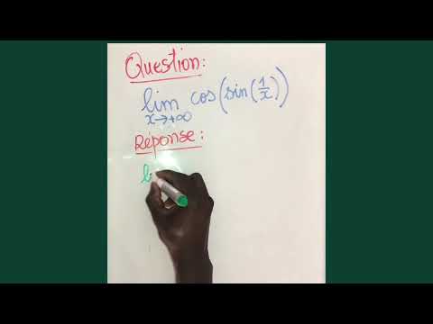 Limite de fonction composée. Classe de Terminale S