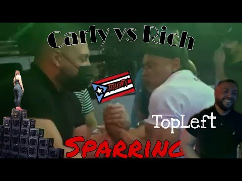 Friendly Sparring Rich Calero vs Carly Velazquez #armsport #armwrestling #pulseo