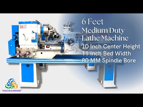 6 Feet Medium Duty Lathe Machine