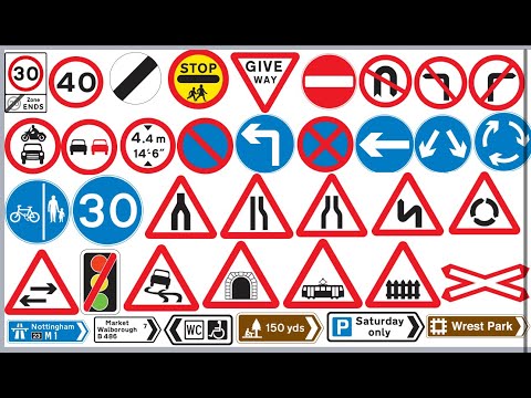 UK road signs PASS your theory test 2024/Road signs