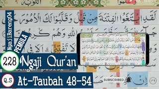 Download lagu BELAJAR MENGAJI QURAN SURAH AT-TAUBAH AYAT48-54 PELAN DAN TARTIL #PART 228 mp3