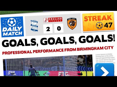 Streak - Score! Hero 2023 - Birmingham City  Vs. Hull City