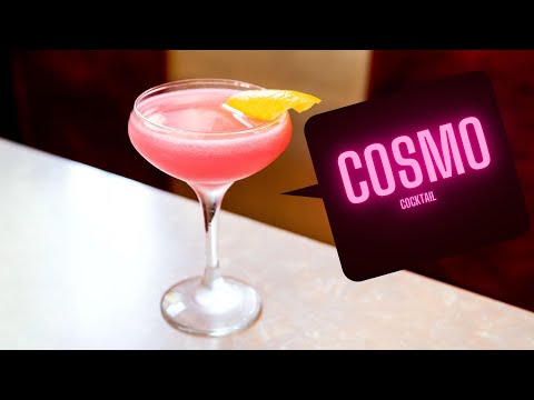 How to make a Cosmo (Cosmopolitan) Cocktail