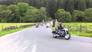 preview picture of video 'Harley-Davidson Clyde Valley ride out of Lochgoilhead'