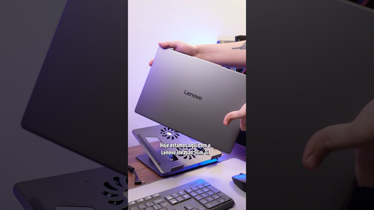 Miniatura da avaliação em vídeo de Notebook Lenovo Slim 3 R7 15.3" FHD Linux 8GB 256GB SSD
