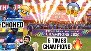 MI vs DC IPL 2020 FINAL HIGHLIGHTS ROAST l DREAM11 IPL 2020 FINAL l MUMBAI INDIANS CHAMPIONS 2020