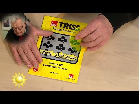 Trissvinnaren: "Det var bra, jag kommer i morgon igen" - Nyhetsmorgon (TV4)