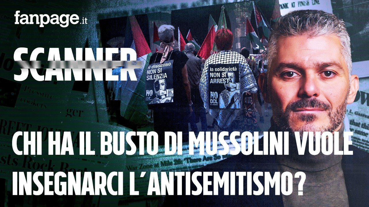 Chi ha il busto di Mussolini vuole insegnarci l'antisemitismo? Quel DDL è bavaglio sulla Palestina