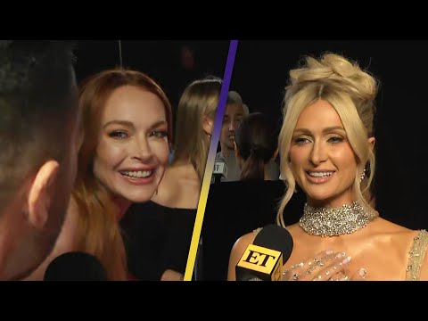 Lindsay Lohan and Paris Hilton REUNITE at Oscars Party (Exclusive)